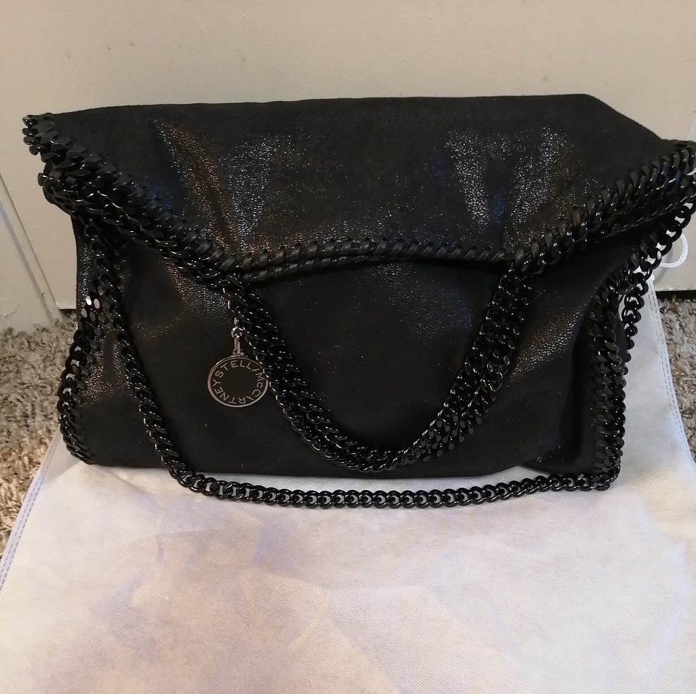 Stella McCartney Shaggy Deer Fold-Over Medium Tote - Picture 3 of 12